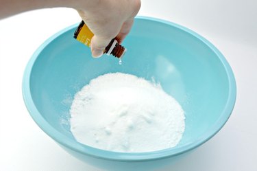 Add lemon essential oils.