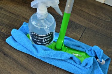 How to clean wood floors properly.