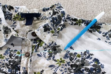 mark new neckline all across shirt