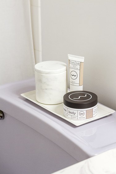 styled bathroom