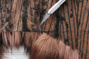 cut fur from underside