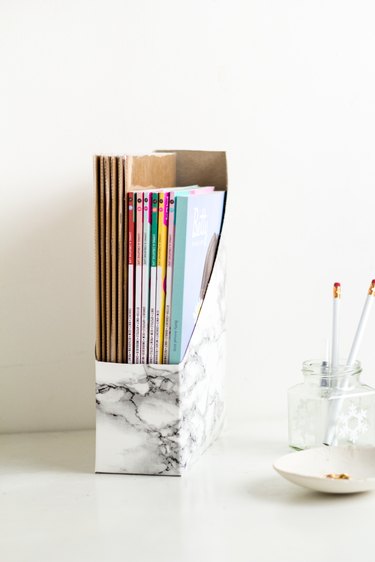 How to Make a Desk Magazine Holder