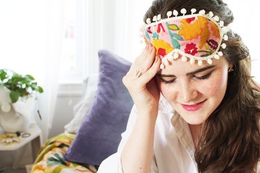 Homemade sleeping mask / eyeshade