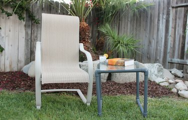 side table made from PVC pipe