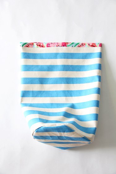 press lining inside bag