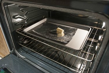 Dry the cob by placing it in a low-heat oven for several hours.