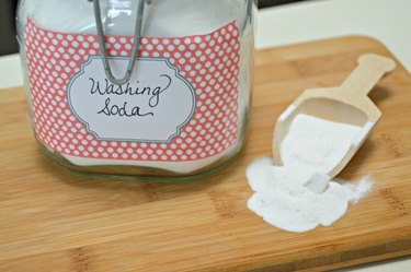 Store washing soda in an airtight container.