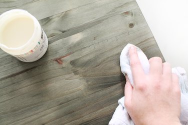Sealing furniture with wax