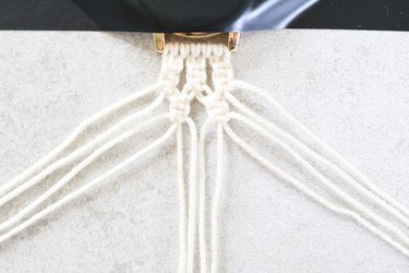 Separate the strands into groups of four