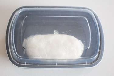 Clay inside container