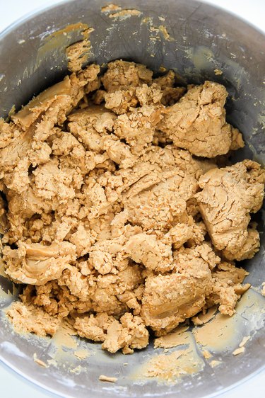 Beat until combined and slightly crumbly.