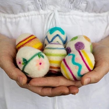 Easter egg needle felting kit