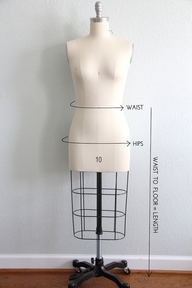 Diagram for how to measure yourself properly
