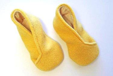 Slippers right side out
