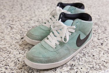 faux-suede shoes