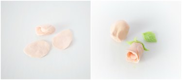 Shaped clay