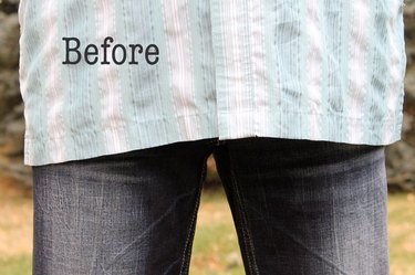 too long shirt