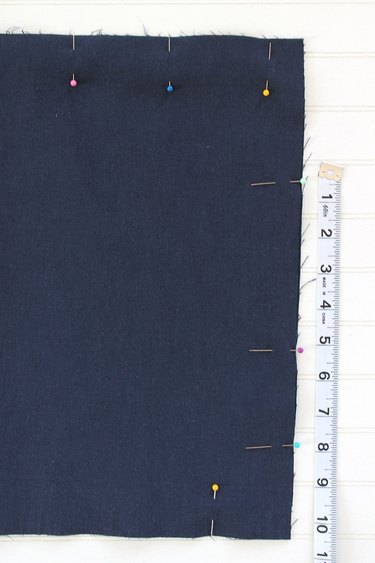 leave a 5 inch opening in the lining