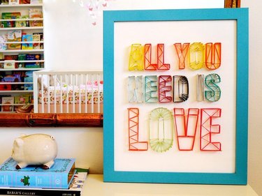 string art sign