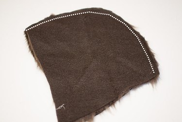 Sew hood pieces together.