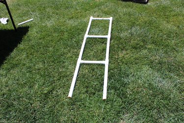 One set of legs creates a one side of bookcase.