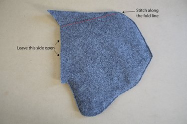 Stitched elephant ear