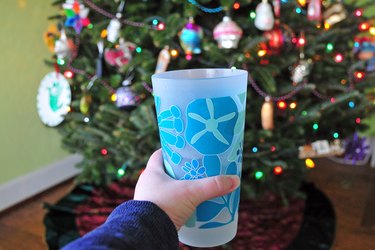 Water the Christmas tree.