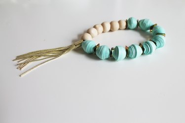 paper bead bracelet