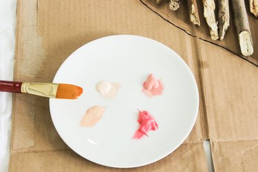 Paint colors used for heart