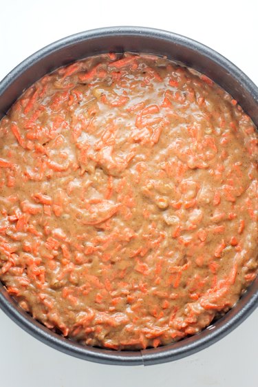 Pour batter into prepared pan.