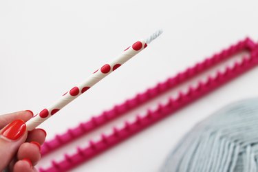 Threading wand tool.