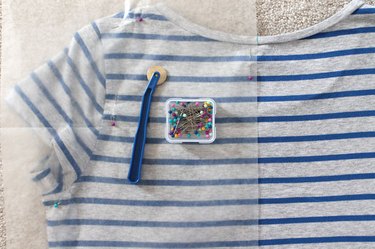 Repeat the process on the back of the dress.