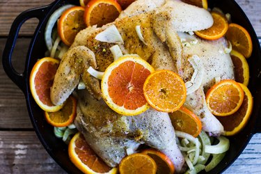 Skillet Butterflied Chicken