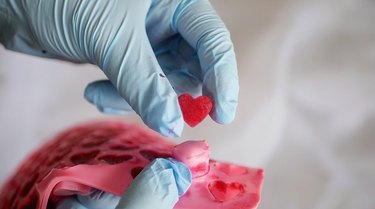 red heart gummy