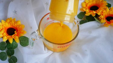 heating blended fruits