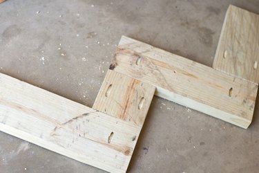 Wood base construction.