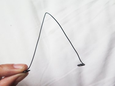 One finished cat ear.