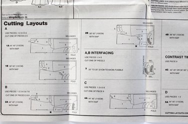different cutting layout views