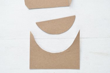 Cut across the traced circle