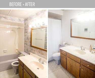 ugly wallpaper removal