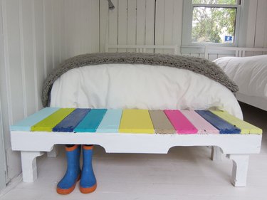 A colorful piece for the bedroom