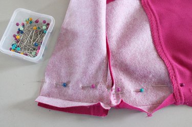 pin new side seams