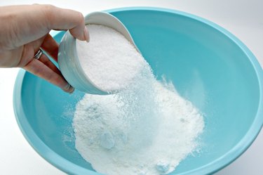 Mix dry ingredients together.