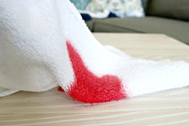 remove candle wax from a coffee table