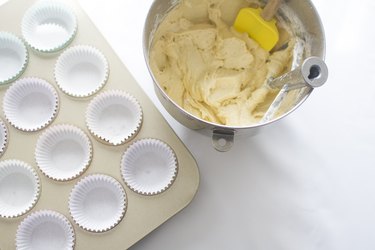 Pour batter