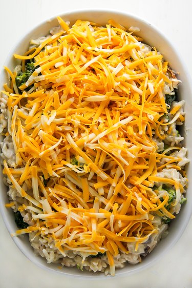 Cover with cheese and bake for 30 minutes,