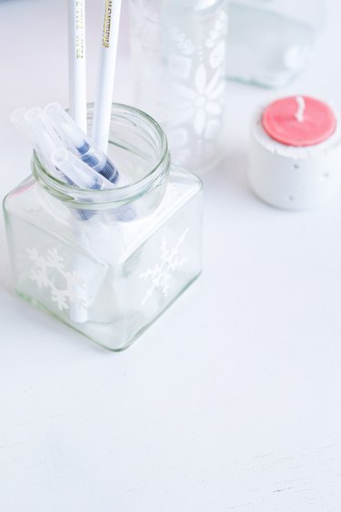 DIY Decorated Glass Jars