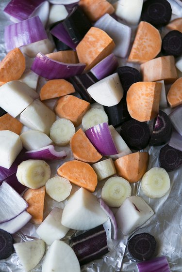 Roasted root vegetables