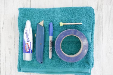 Make a fun fashion statement this summer by creating your own customized beach towel design with bleach.