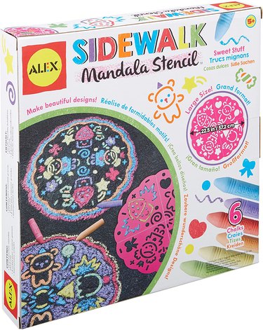 sidewalk mandala chalk art kit